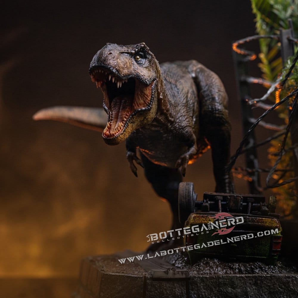 Jurassic Park - Icons Statue T-Rex Breakout Set A 27cm - immagine 6