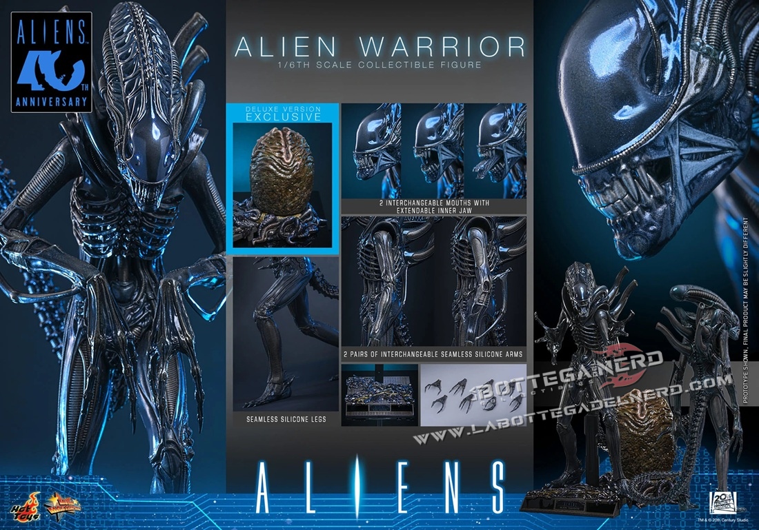 Aliens - Action Figure 40th 1/6 Alien Warrior Deluxe 39cm - immagine 10