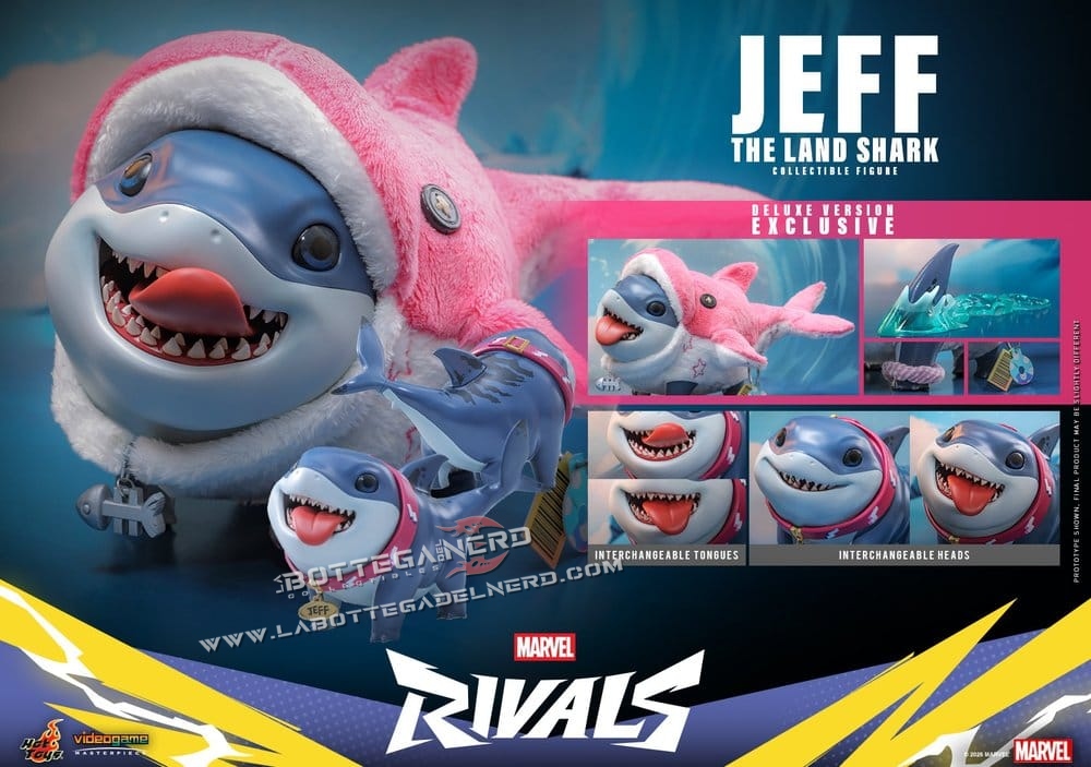 Marvel Rivals - Action Figure Jeff the Land Shark Deluxe 11cm - immagine 8