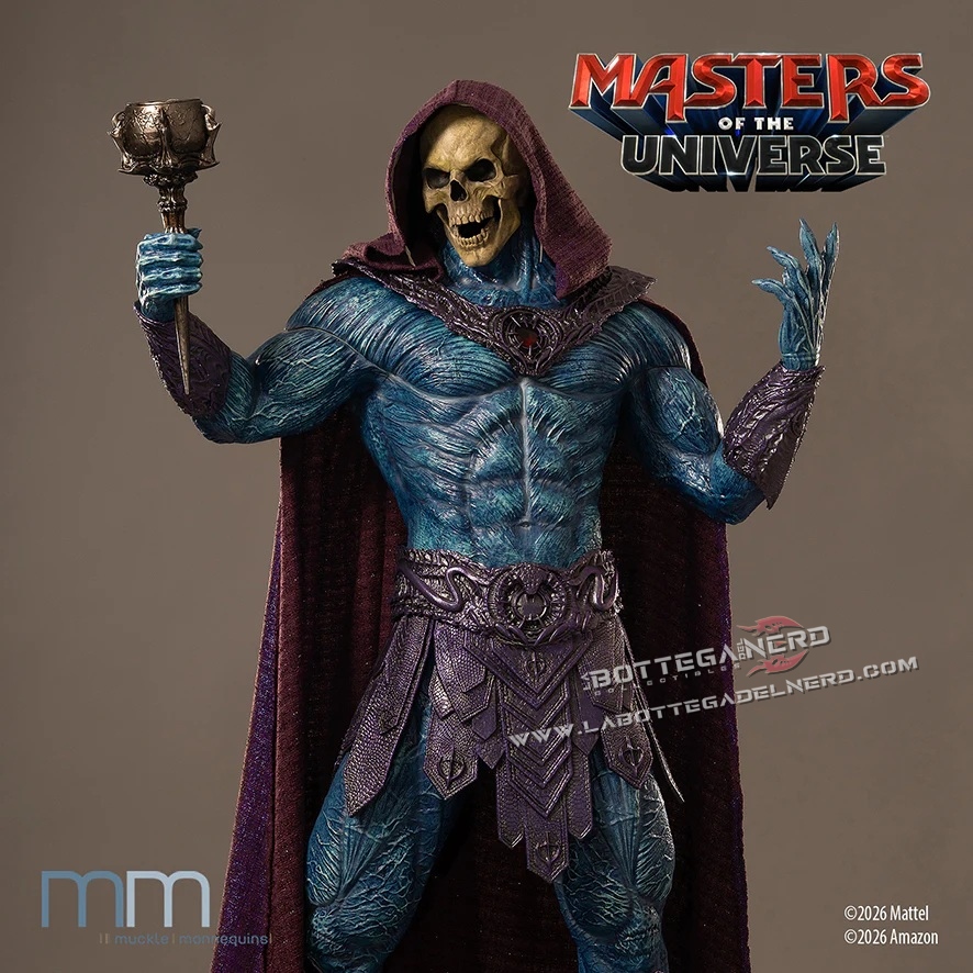 Masters of the Universe (2026) - Statue Life Size 1:1 Skeletor 221cm - immagine 3