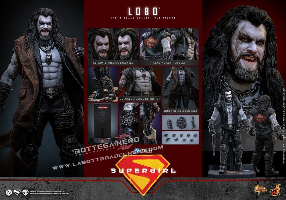 DC Comics - Masterpiece Action Figure 1/6 Lobo 33cm - immagine 12