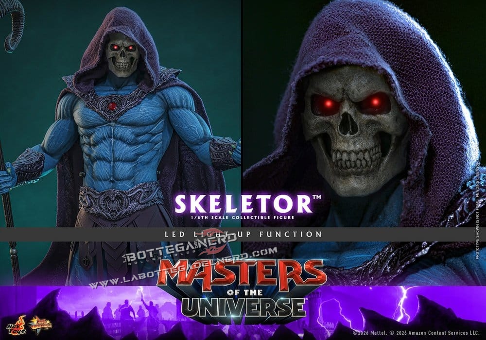 Masters of the Universe - Action Figure 1/6 Skeletor 31cm - immagine 9