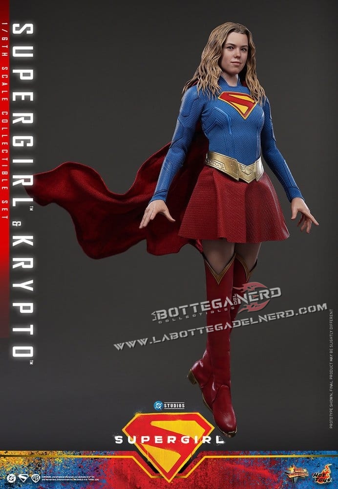 DC Comics - Masterpiece Action Figure Set Supergirl & Krypto 28cm - immagine 4