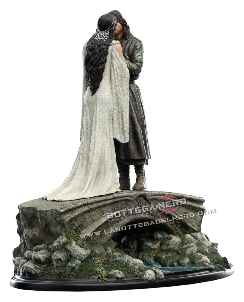 The Lord of the Rings - Mini Statue Aragorn & Arwen 24cm - immagine 4