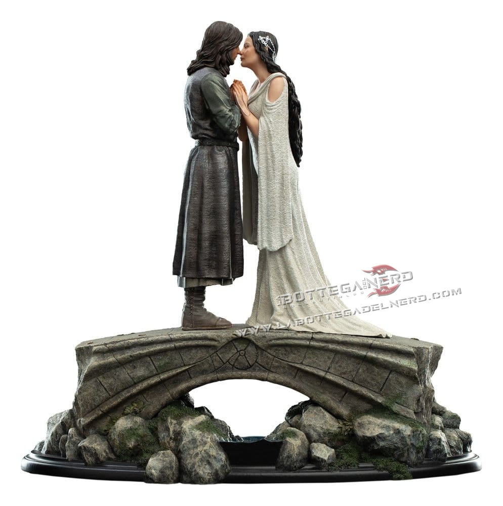 The Lord of the Rings - Mini Statue Aragorn & Arwen 24cm - immagine 2