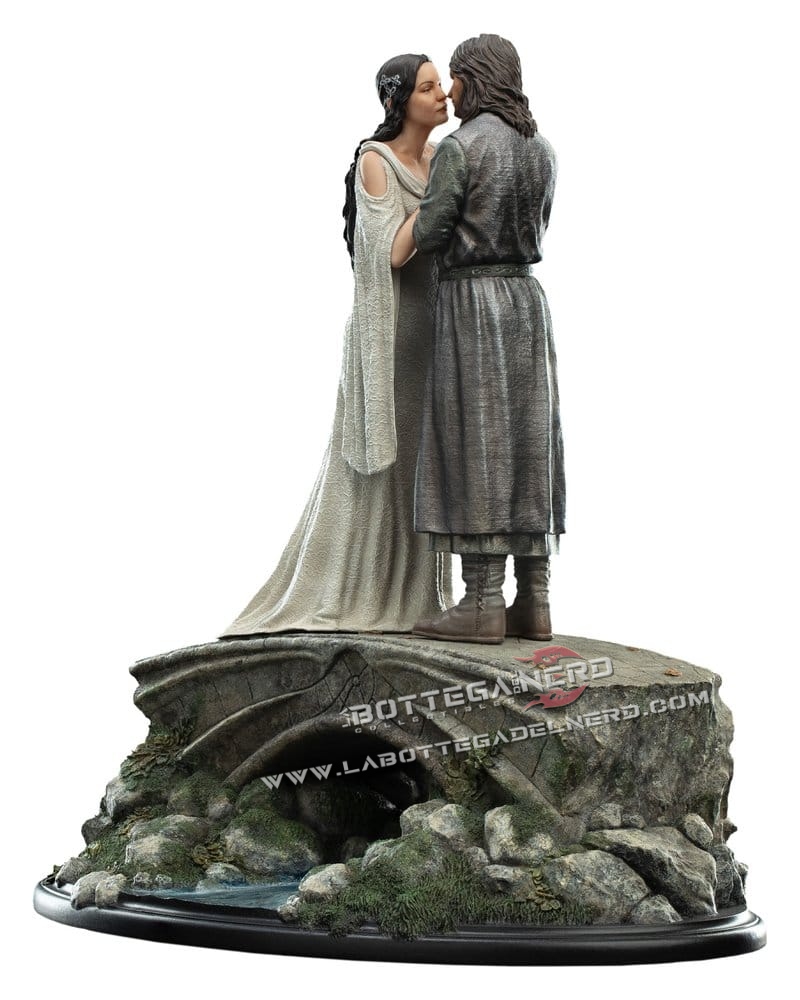 The Lord of the Rings - Mini Statue Aragorn & Arwen 24cm - immagine 5