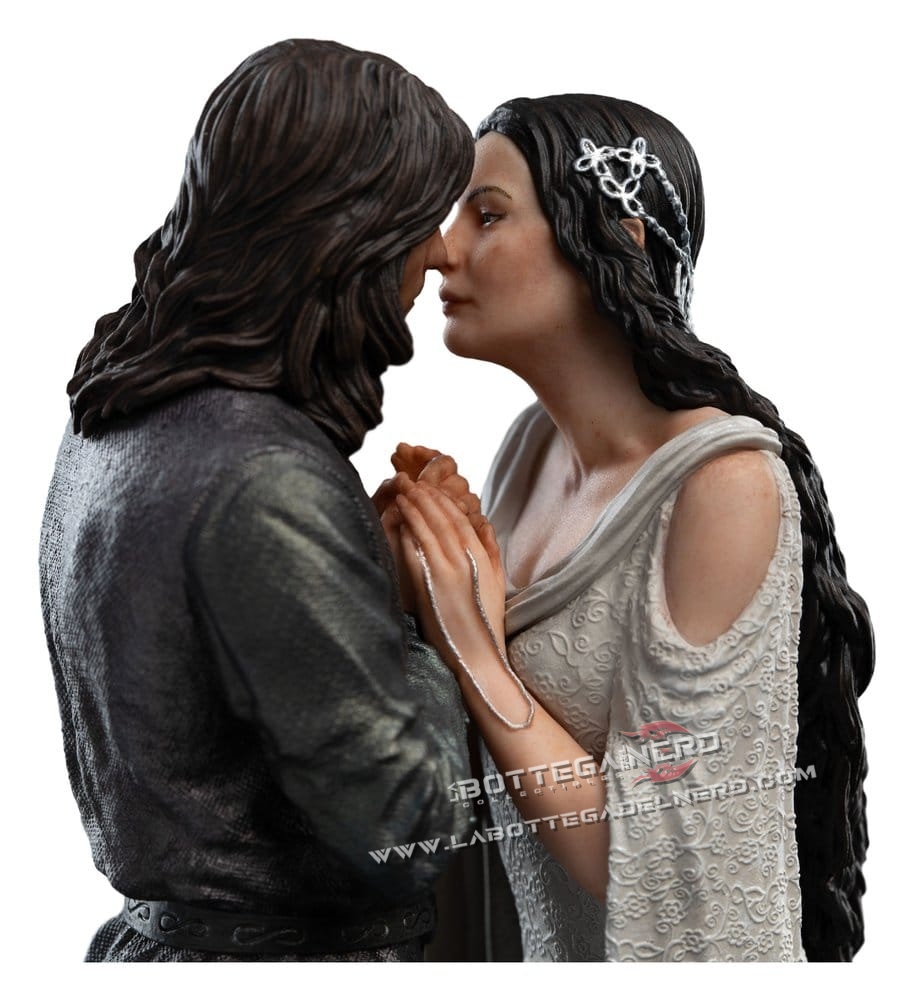 The Lord of the Rings - Mini Statue Aragorn & Arwen 24cm - immagine 7
