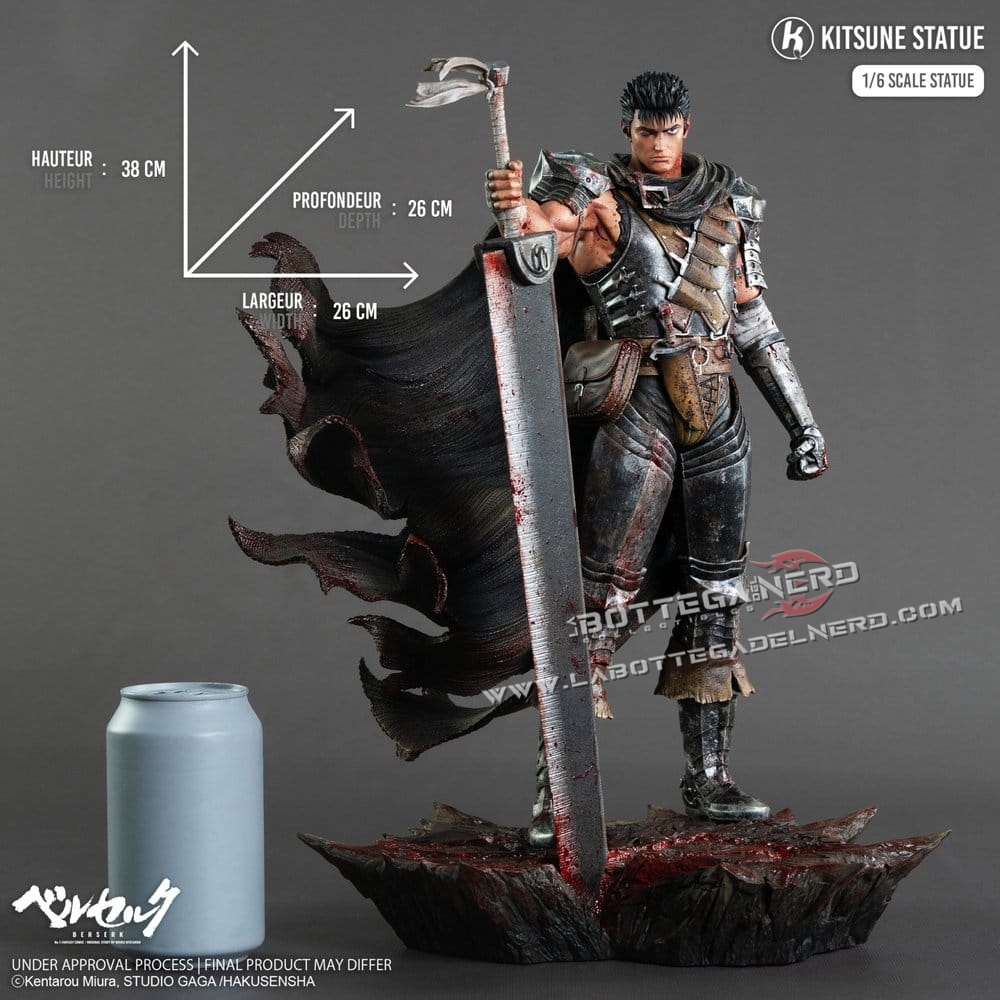 Berserk - Berserk Statue 1/6 Guts 38cm - immagine 8