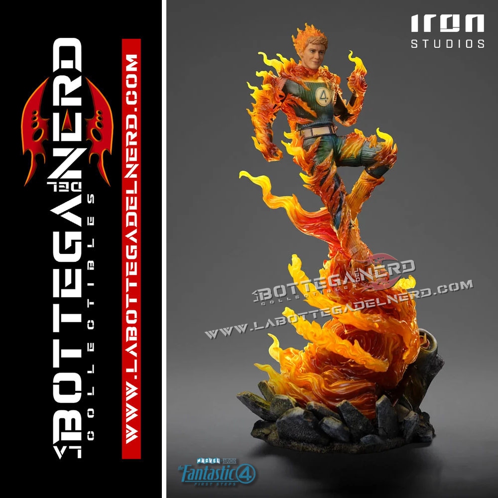 Fantastic Four - Statue 1/10 Human Torch (Blue Suit Variant) 30cm