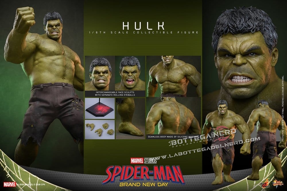 Spider-Man: Brand New Day- Action Figure 1/6 Hulk 51cm - immagine 12