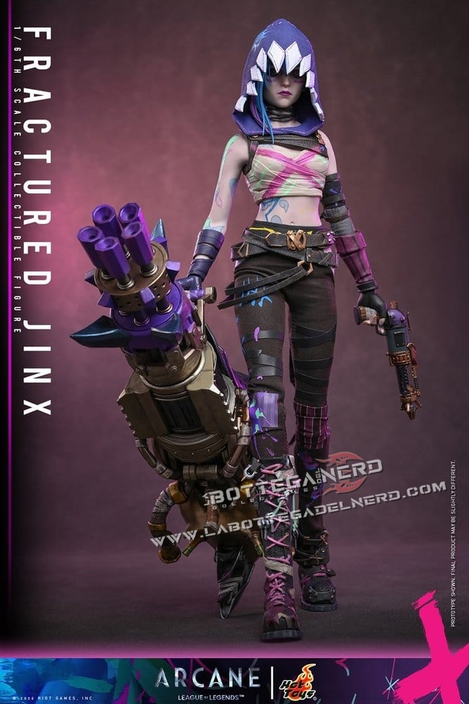 Arcane - Action Figure 1/6 Fractured Jinx 28cm - immagine 2