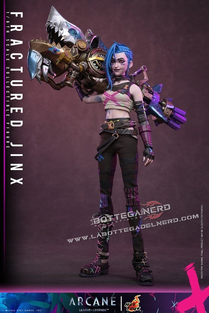 Arcane - Action Figure 1/6 Fractured Jinx 28cm - immagine 4