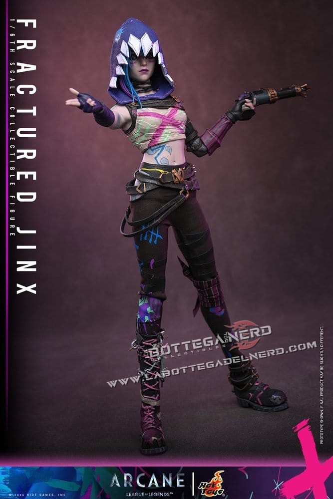 Arcane - Action Figure 1/6 Fractured Jinx 28cm - immagine 5