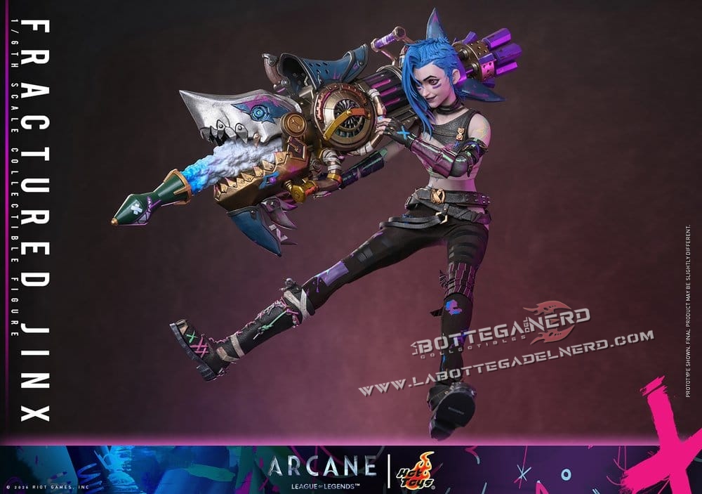 Arcane - Action Figure 1/6 Fractured Jinx 28cm - immagine 3