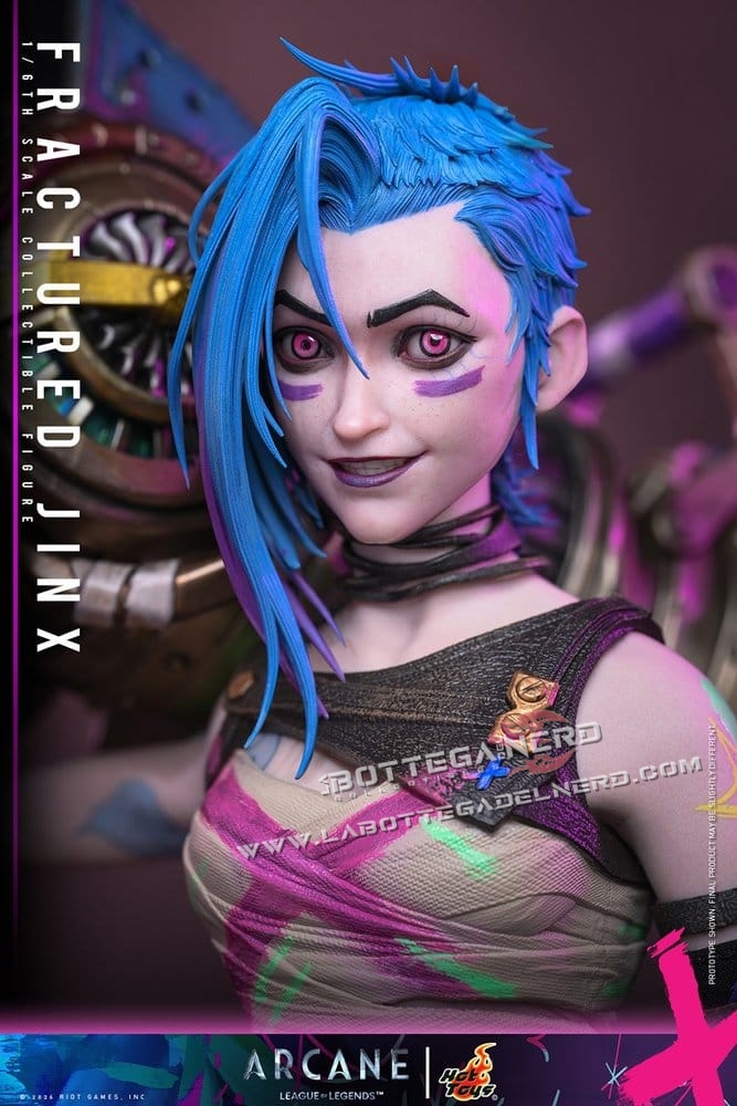 Arcane - Action Figure 1/6 Fractured Jinx 28cm - immagine 10