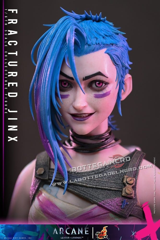 Arcane - Action Figure 1/6 Fractured Jinx 28cm - immagine 9