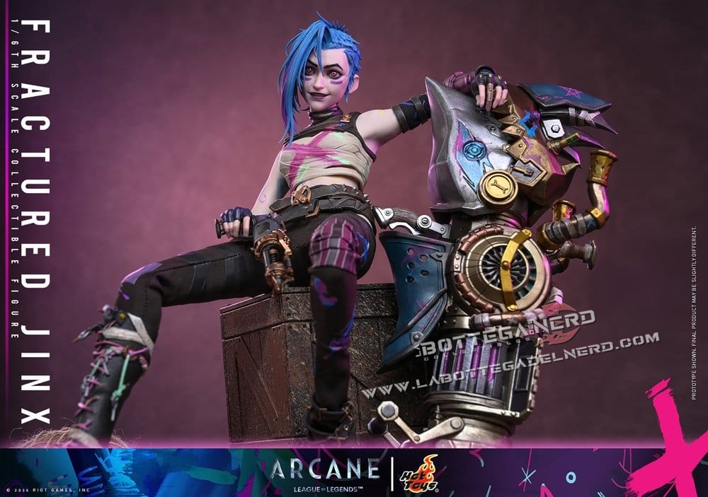 Arcane - Action Figure 1/6 Fractured Jinx 28cm - immagine 8