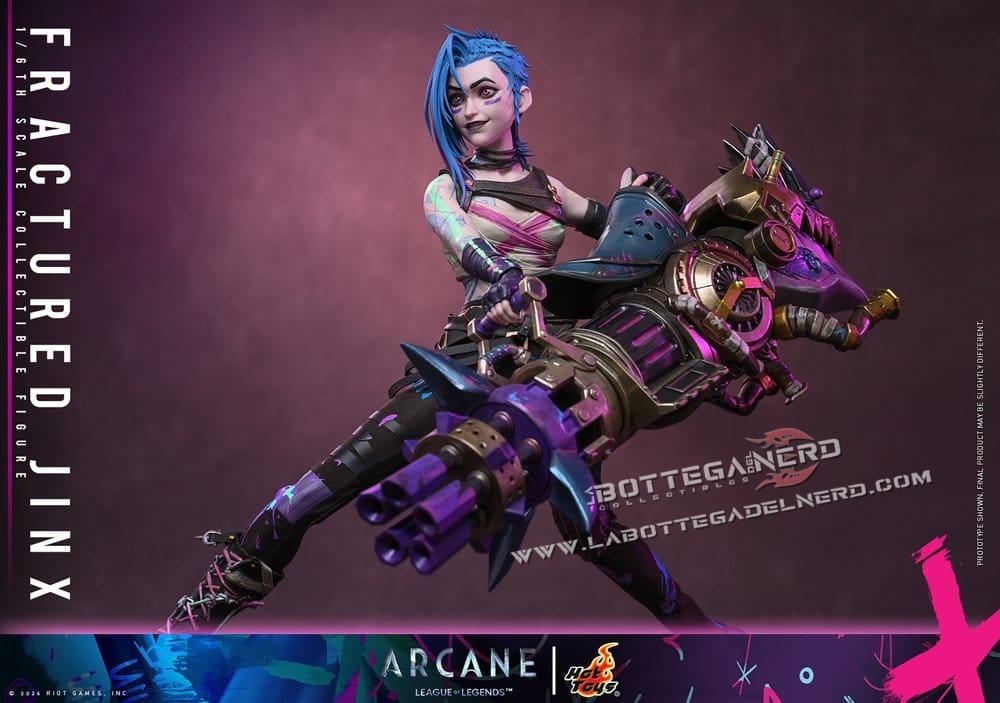 Arcane - Action Figure 1/6 Fractured Jinx 28cm - immagine 7