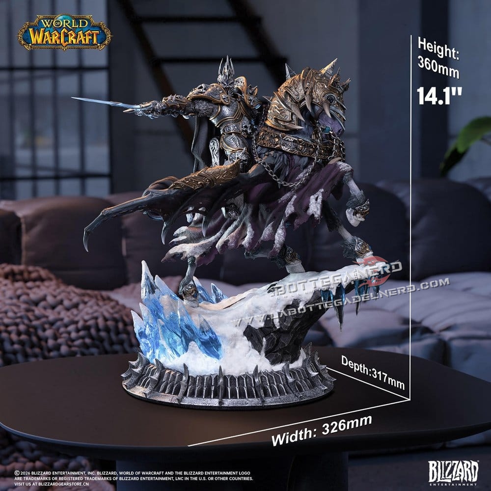 World of Warcraft - Statue The Lich King & Invincible 36cm - immagine 9