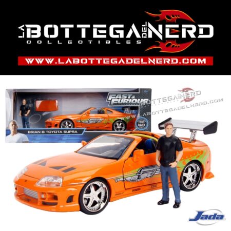 Fast & Furious - Diecast 1995 Toyota Supra & Brian 1/24