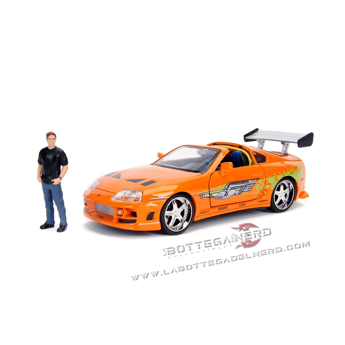 Fast & Furious - Diecast 1995 Toyota Supra & Brian 1/24 - immagine 2