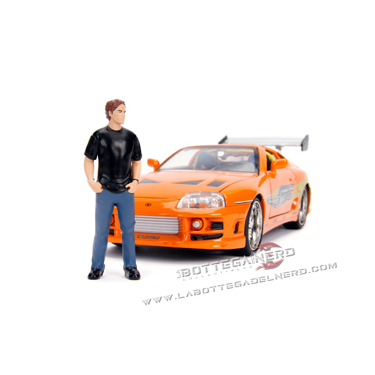Fast & Furious - Diecast 1995 Toyota Supra & Brian 1/24 - immagine 4