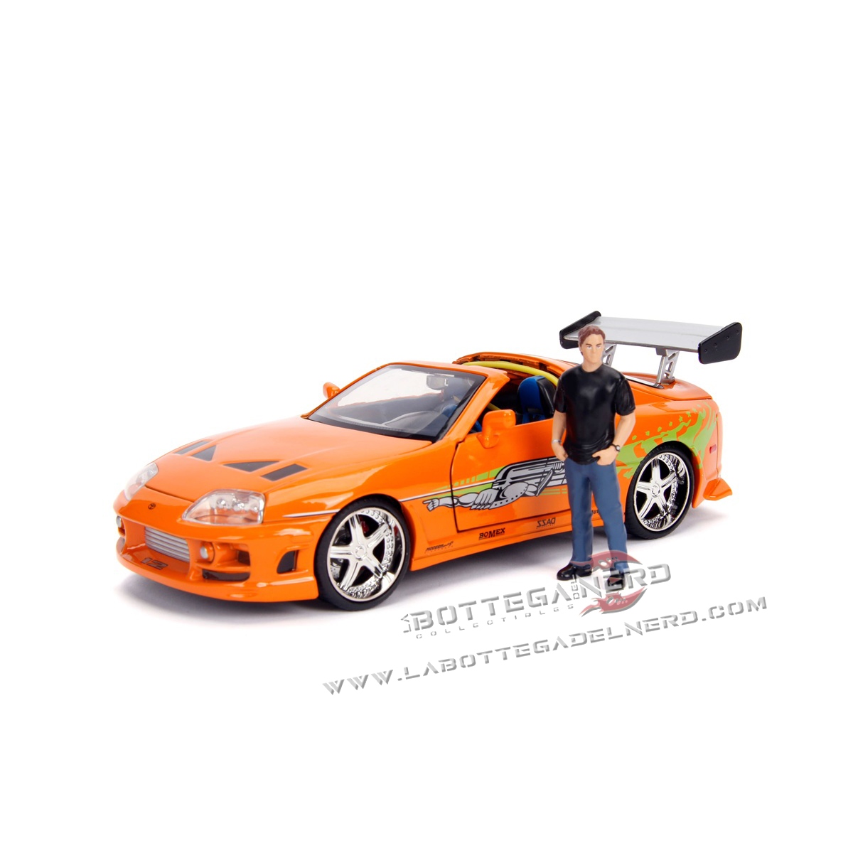 Fast & Furious - Diecast 1995 Toyota Supra & Brian 1/24