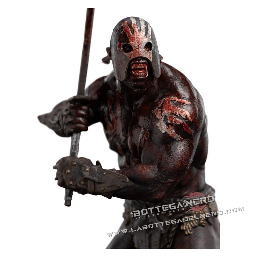 The Lord of the Rings - Statue Uruk-hai Berserker 24cm - immagine 7