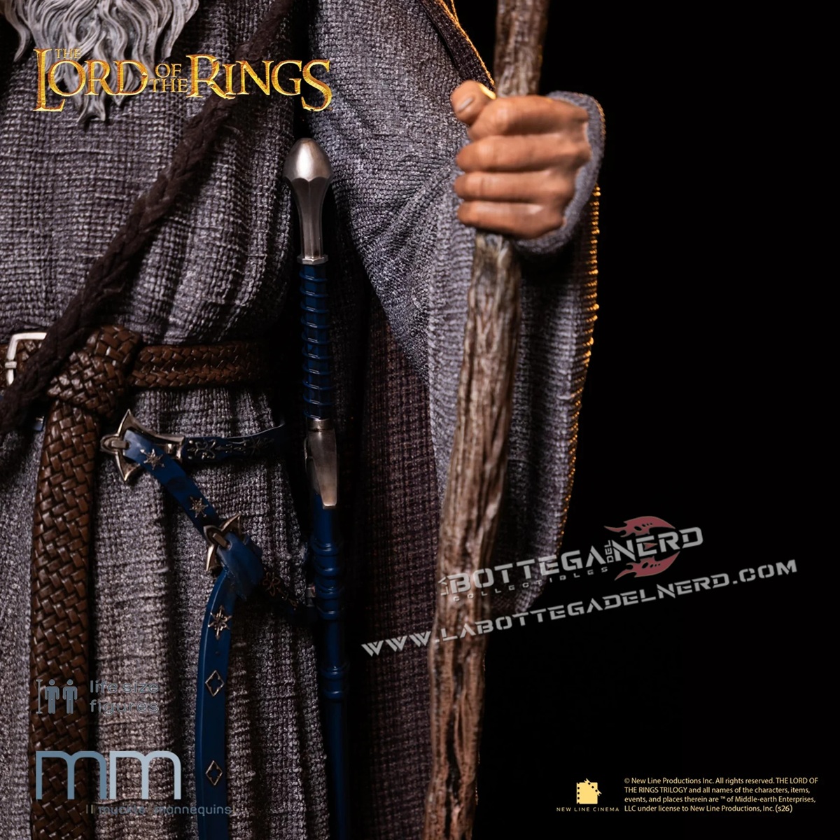 The Lord of the Rings - Gandalf Life-Size Statue (Dimensioni reali) 215cm - immagine 6