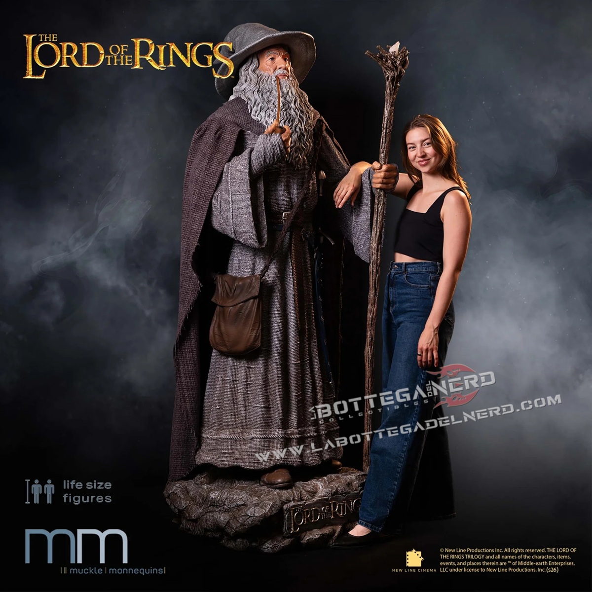 The Lord of the Rings - Gandalf Life-Size Statue (Dimensioni reali) 215cm