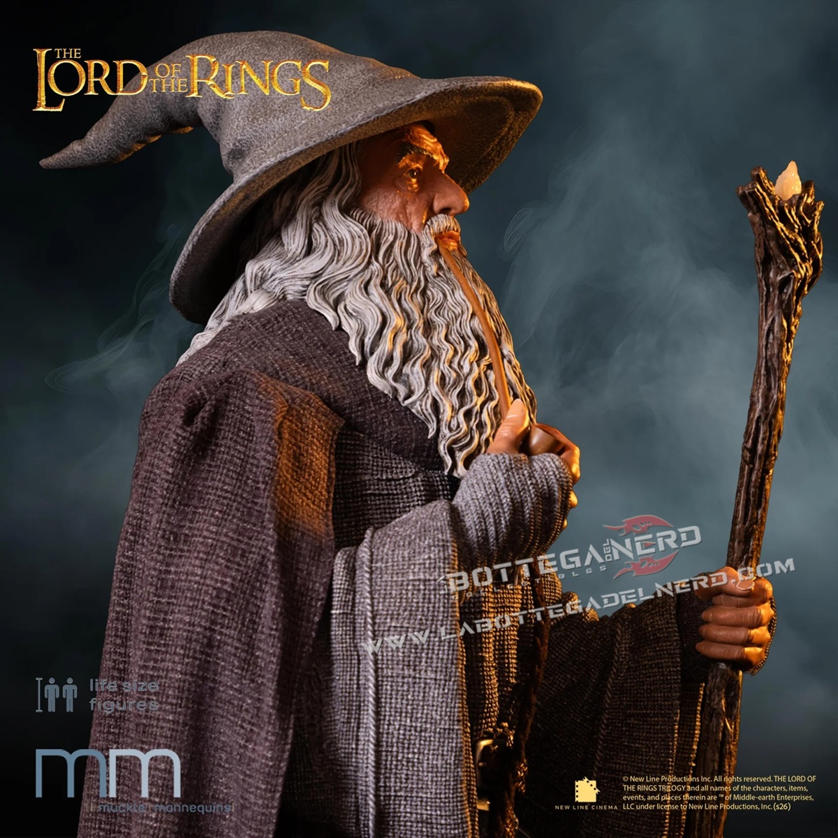 The Lord of the Rings - Gandalf Life-Size Statue (Dimensioni reali) 215cm - immagine 2