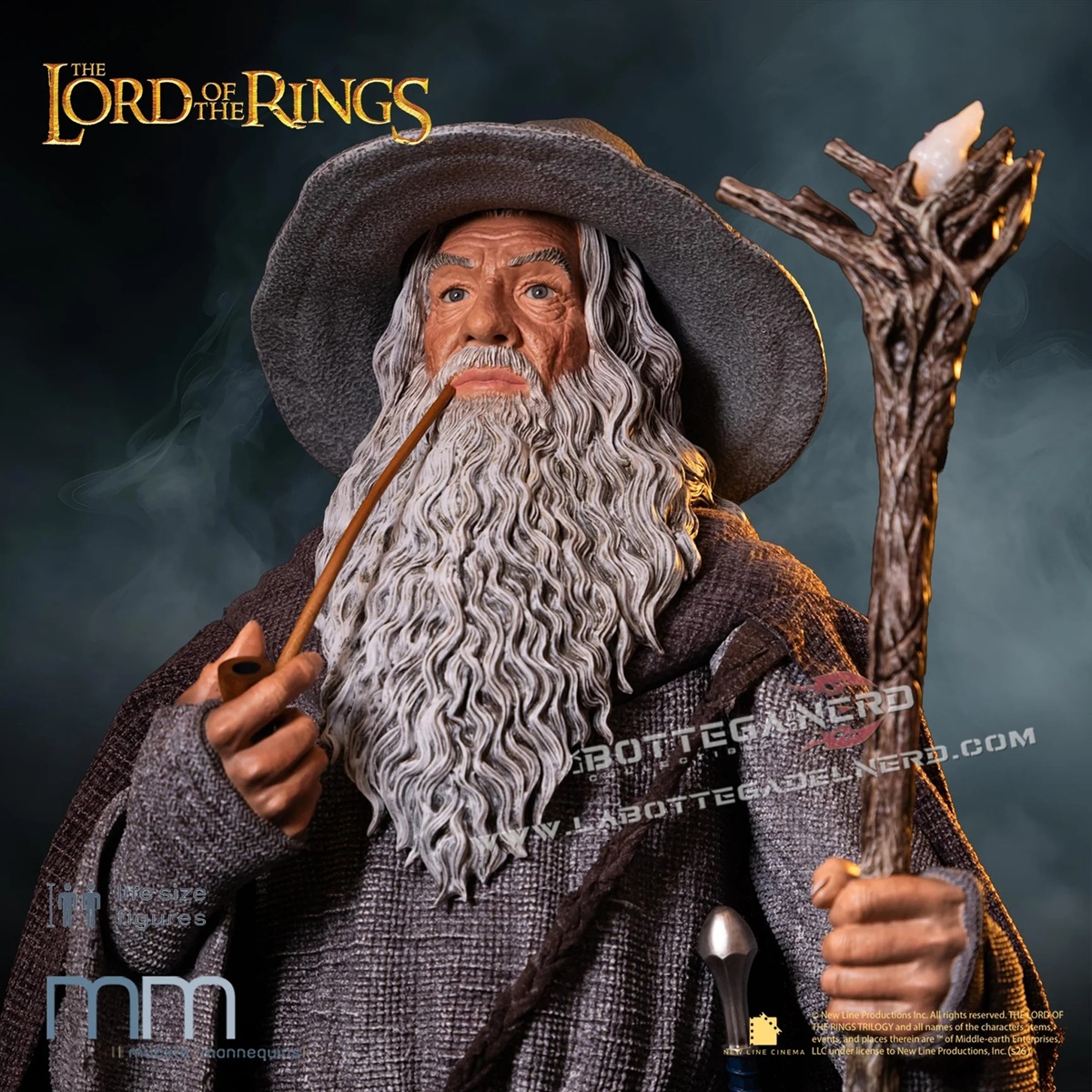 The Lord of the Rings - Gandalf Life-Size Statue (Dimensioni reali) 215cm - immagine 5