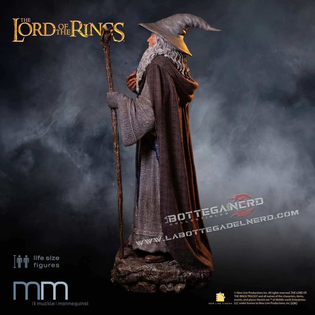 The Lord of the Rings - Gandalf Life-Size Statue (Dimensioni reali) 215cm - immagine 7