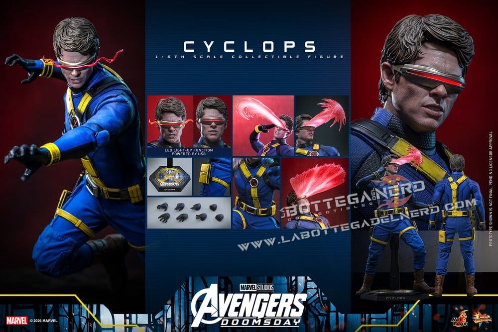 Avengers: Doomsday - Action Figure 1/6 Cyclops 30cm - immagine 10