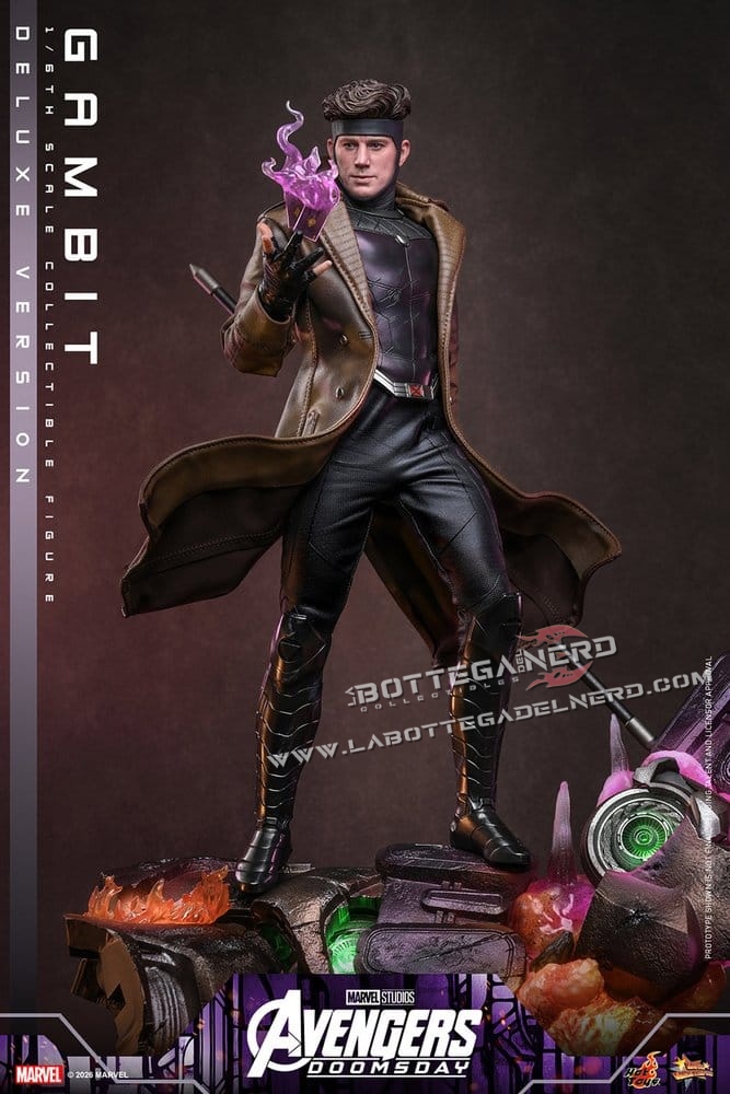 Avengers: Doomsday - Action Figure 1/6 Gambit Delxe 31cm - immagine 8