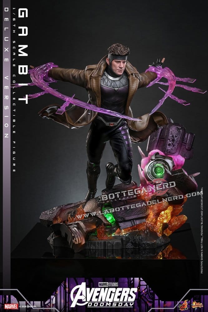 Avengers: Doomsday - Action Figure 1/6 Gambit Delxe 31cm - immagine 7