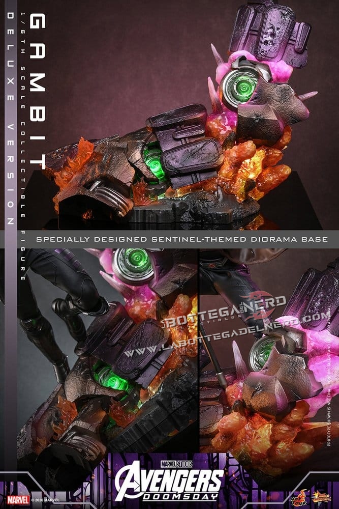 Avengers: Doomsday - Action Figure 1/6 Gambit Delxe 31cm - immagine 11