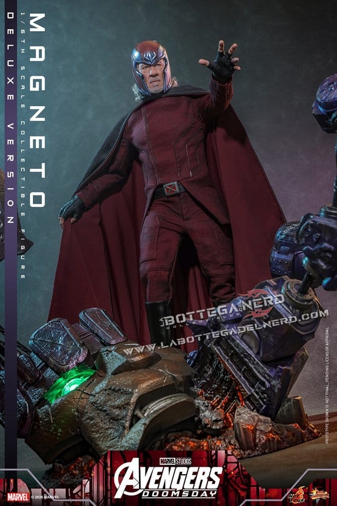 Avengers: Doomsday - Action Figure 1/6 Magneto Deluxe 30cm - immagine 5