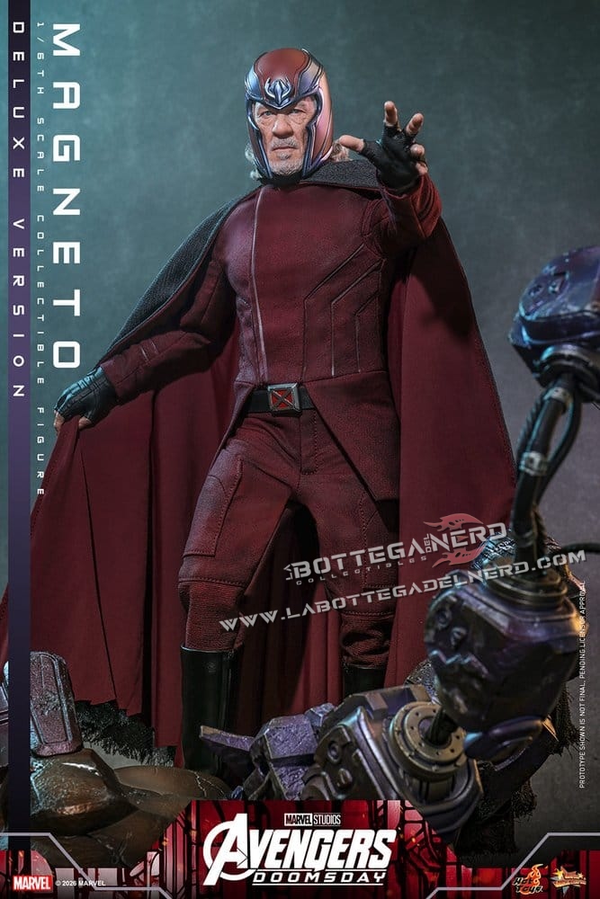 Avengers: Doomsday - Action Figure 1/6 Magneto Deluxe 30cm - immagine 4