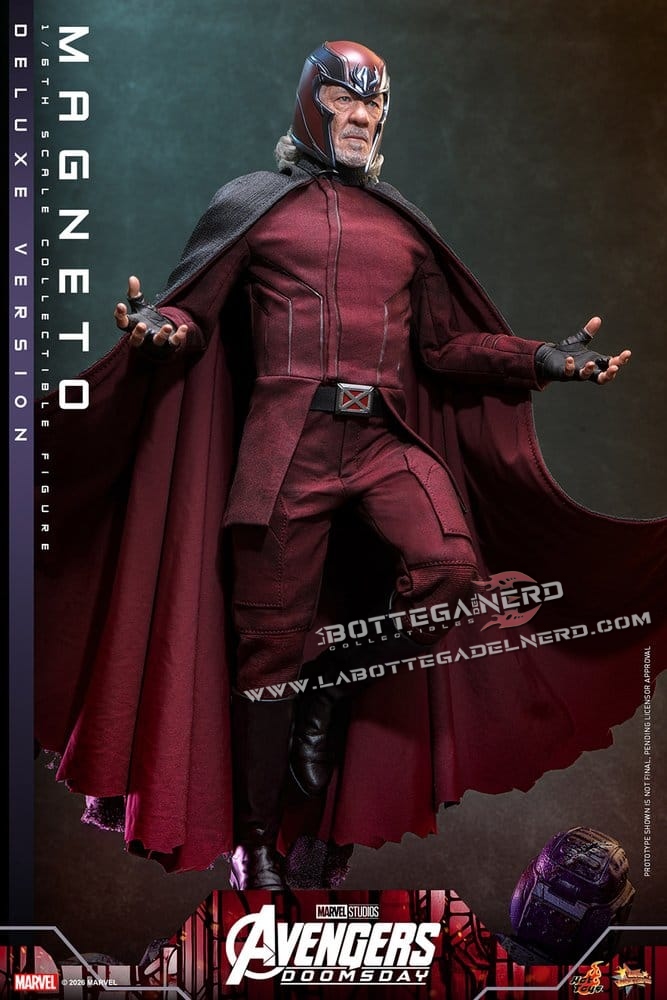 Avengers: Doomsday - Action Figure 1/6 Magneto Deluxe 30cm - immagine 8