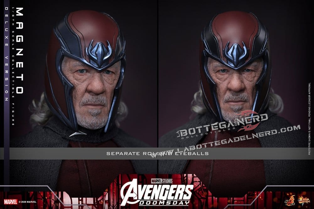 Avengers: Doomsday - Action Figure 1/6 Magneto Deluxe 30cm - immagine 10