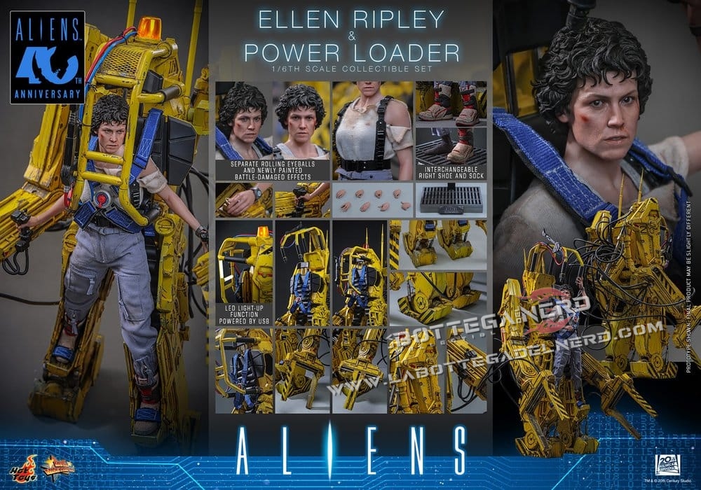 Aliens - Action Figure 1/6 Ellen Ripley and Power Loader 52cm - immagine 12