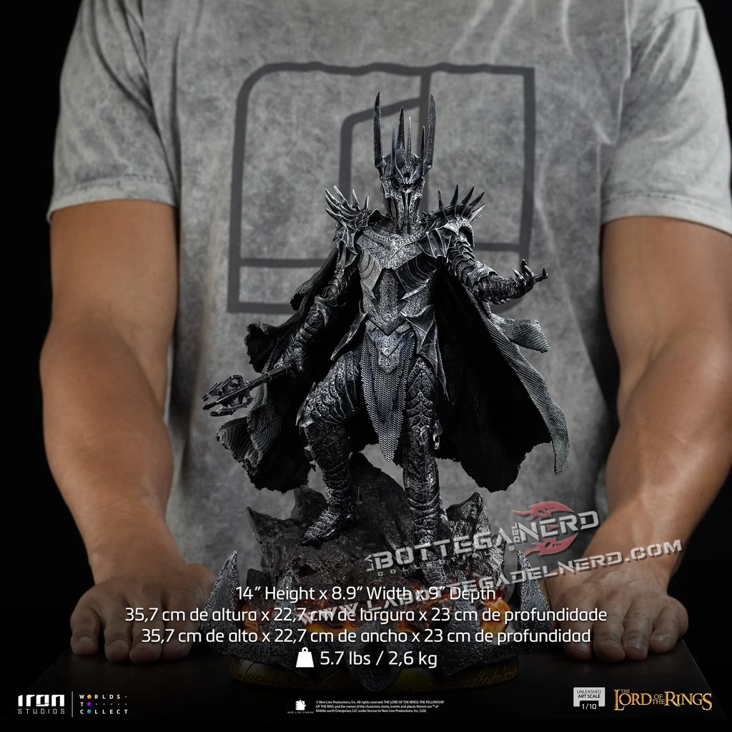 The Lord of the Rings - Statue Sauron Unleashed 1/10 Sauron 36cm - immagine 11