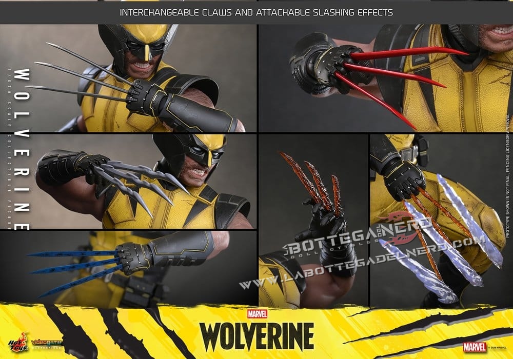 Marvel Wolverine - Masterpiece Action Figure 1/6 Wolverine 29cm - immagine 9