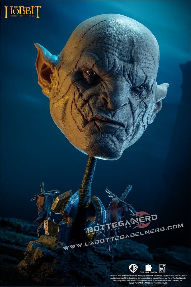 The Hobbit - Art Mask Replica 1/1 Azog 54cm - immagine 3