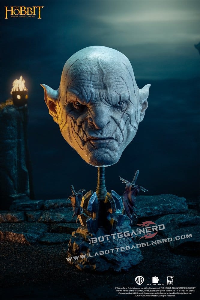 The Hobbit - Art Mask Replica 1/1 Azog 54cm - immagine 2