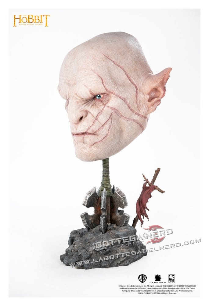 The Hobbit - Art Mask Replica 1/1 Azog 54cm - immagine 8