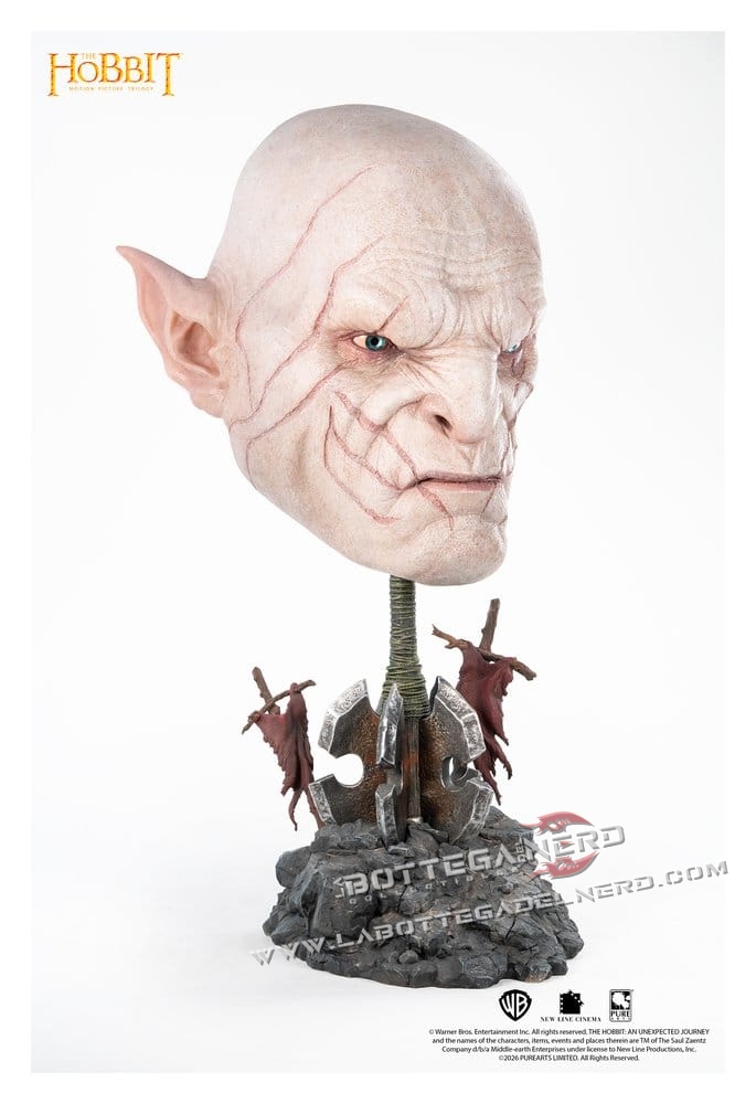 The Hobbit - Art Mask Replica 1/1 Azog 54cm - immagine 9