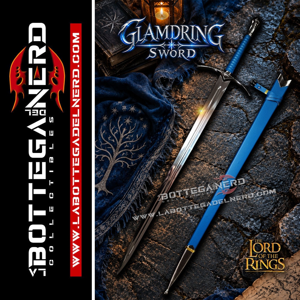 The Lord of the Rings - Replica Glamdring di Gandalf con fodero V.Blu