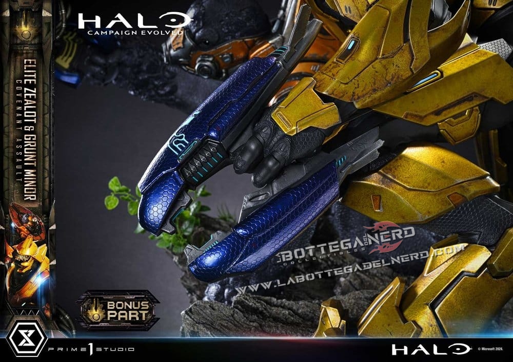 Halo - Masterline Statue 1/4 Elite Zealot & Grunt Minor Bonus 81cm - immagine 3